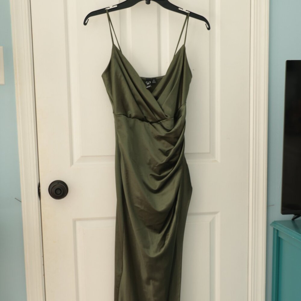 Windsor Dark green maxi dress